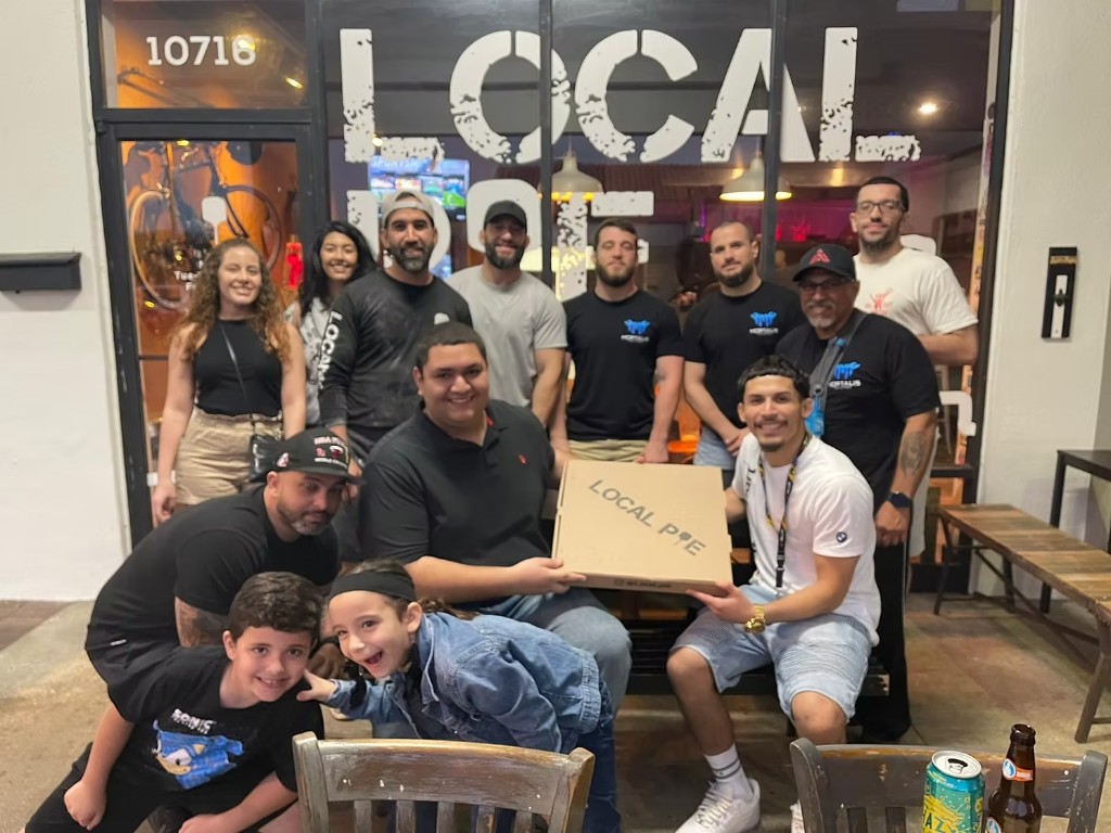 Local Pie storefront and community