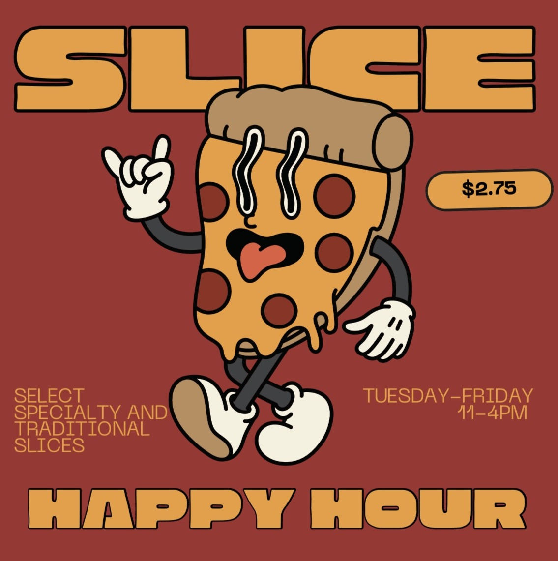 Slices and happy hour at Local Pie, Tuesday–Friday 11–4pm